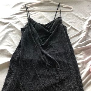 Miss selfridge black dress.